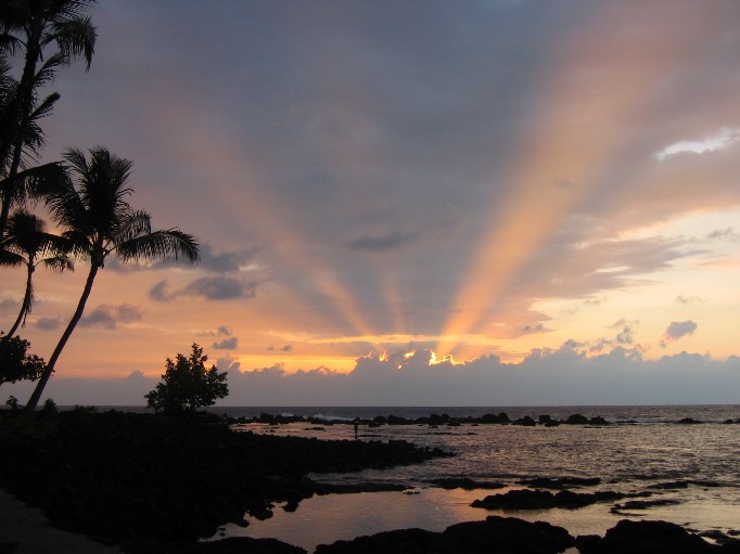 hawaii beaches at sunset. Picture Gallery - Big Island